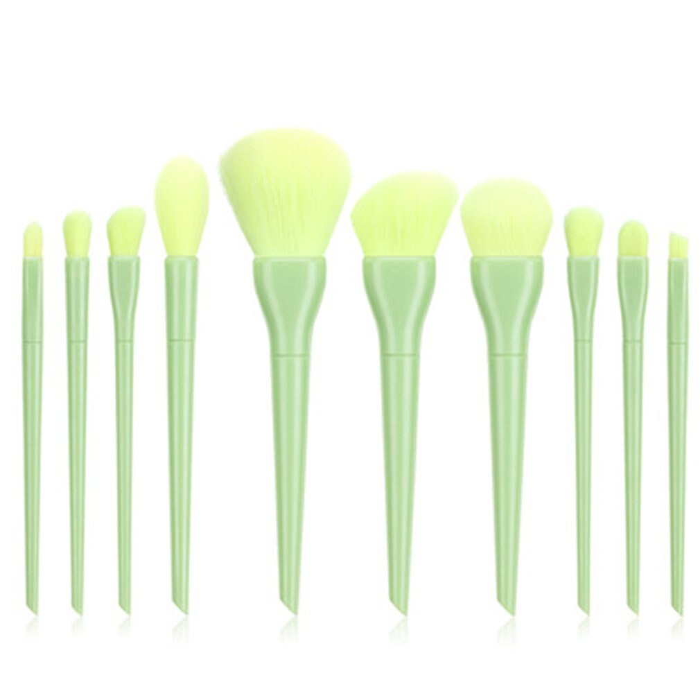 10pcs Luxury Makeup Brushes Sets For Foundation Powder Blush Eyeshadow Concealer Lip Eye Makeup Brush Cosmetics Beauty Tool