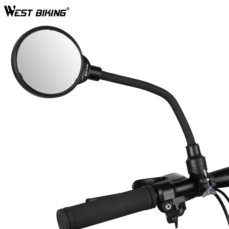 WEST BIKING Mirror Motorcycle Rearview Mirror Electric Vehicle Hose Adjustment Bicycle Rearview Mirror Mirror