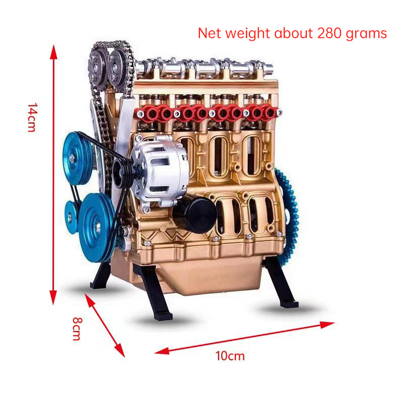 8 - Cylinder Resin Simulation Car Engine Model Kit. A Full - Metal DIY Assembly Toy for Car Enthusiasts