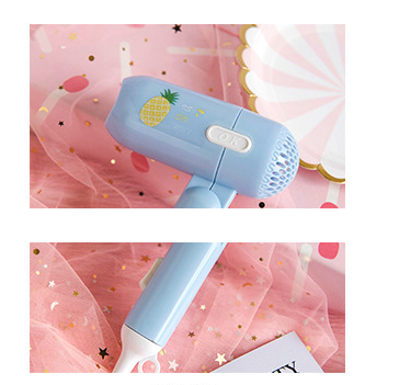 Mini Foldable Handle Design Portable Thermostatic Air collecting Traveller Compact Blower Electric Hair Dryer