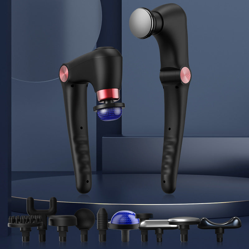 Cold and hot compress fascia gun USB charging foldable massage stick massager handheld