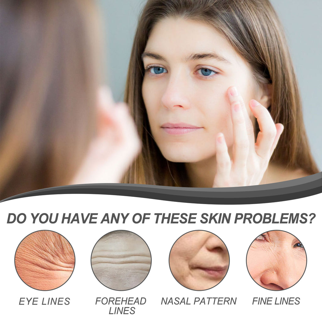 OUHOE Anti-Wrinkle Serum, Firming Facial Skin, Lightening Fine Lines, Lifting Hair Lines, Brightening Skin Essence