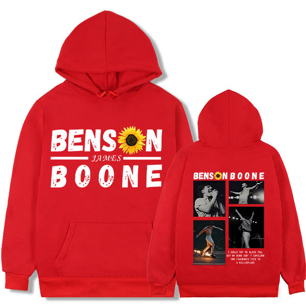 Benson Boone Hoodies Fireworks & Rollerblades  Tour Pull