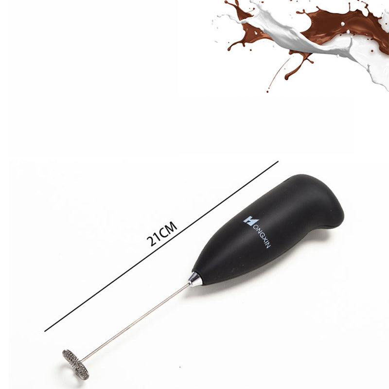 Mini Household Electric Milk Beater Creative Stainless Steel Egg Beater Fancy Coffee Frother Milk Mixer