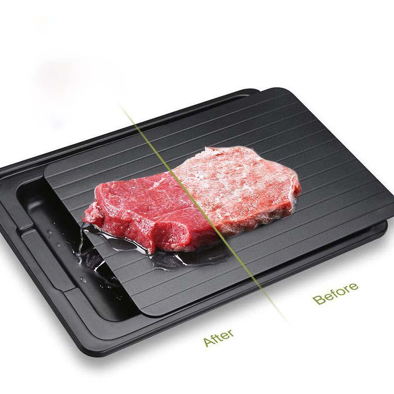 Fast Defrosting Tray Thaw Quick Defrosting Plate Board Defrost Frozen Food Meat Fruit with Water box Kitchen Gadget Tool