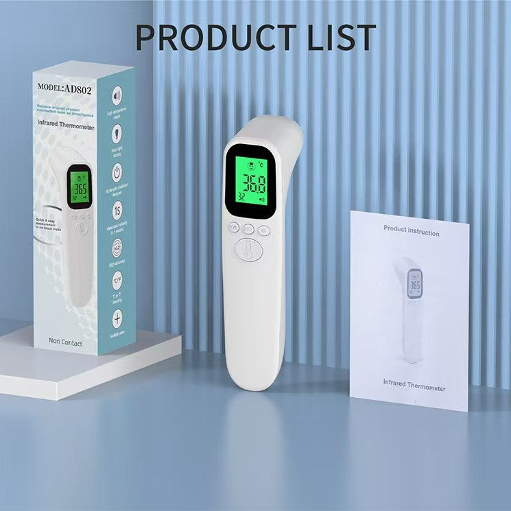 Handheld Infrared Forehead Thermometer Non-Contact Home Use Digital Body Temperature Gun HG02 Thermometer
