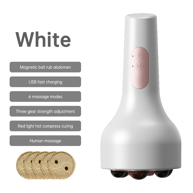 Handle Magnetic Bead Abdomen Electric Massager Roller Vibration Device Massage Belly