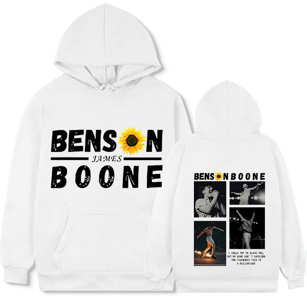 Benson Boone Hoodies Fireworks & Rollerblades  Tour Pull