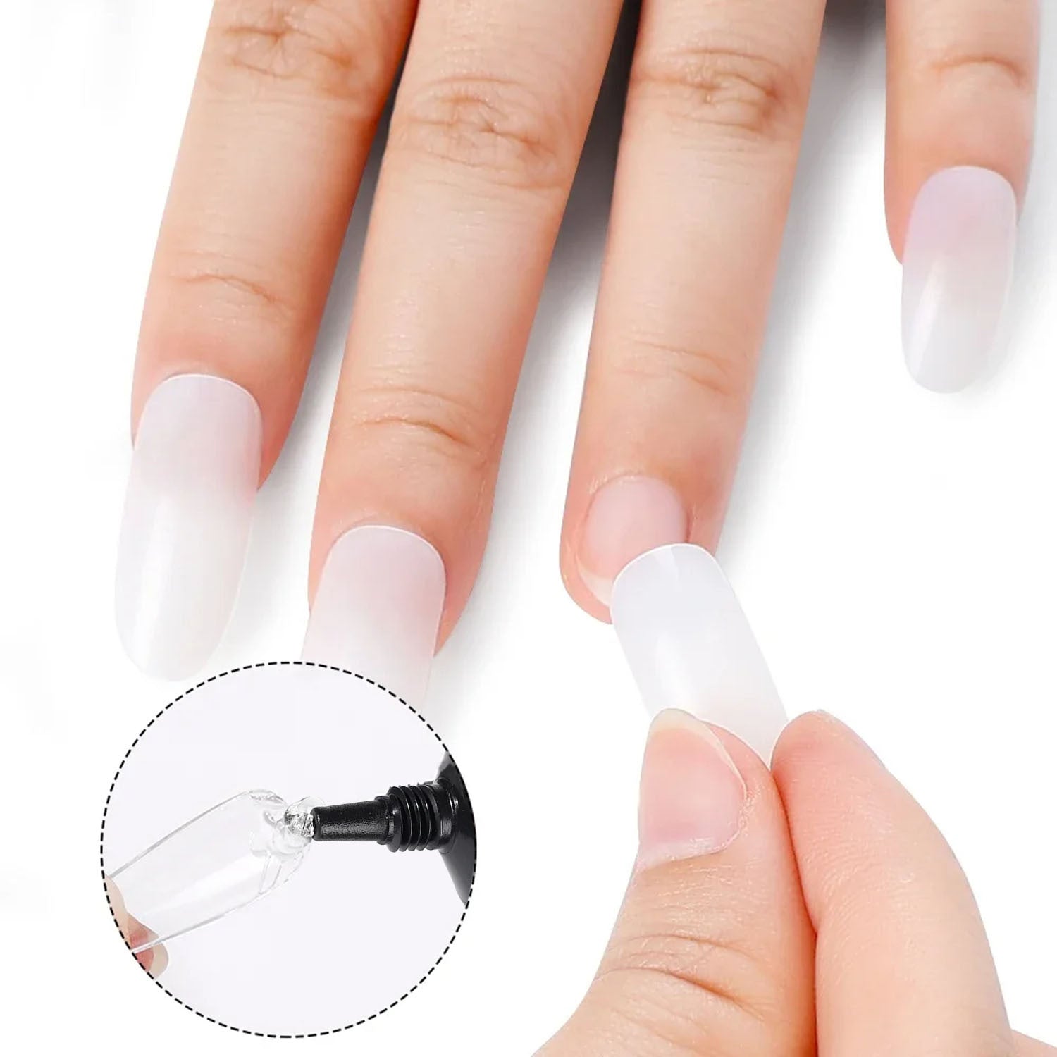 Transparent nail art reinforcement, wearing nail art, diamond adhesive, special for nail art