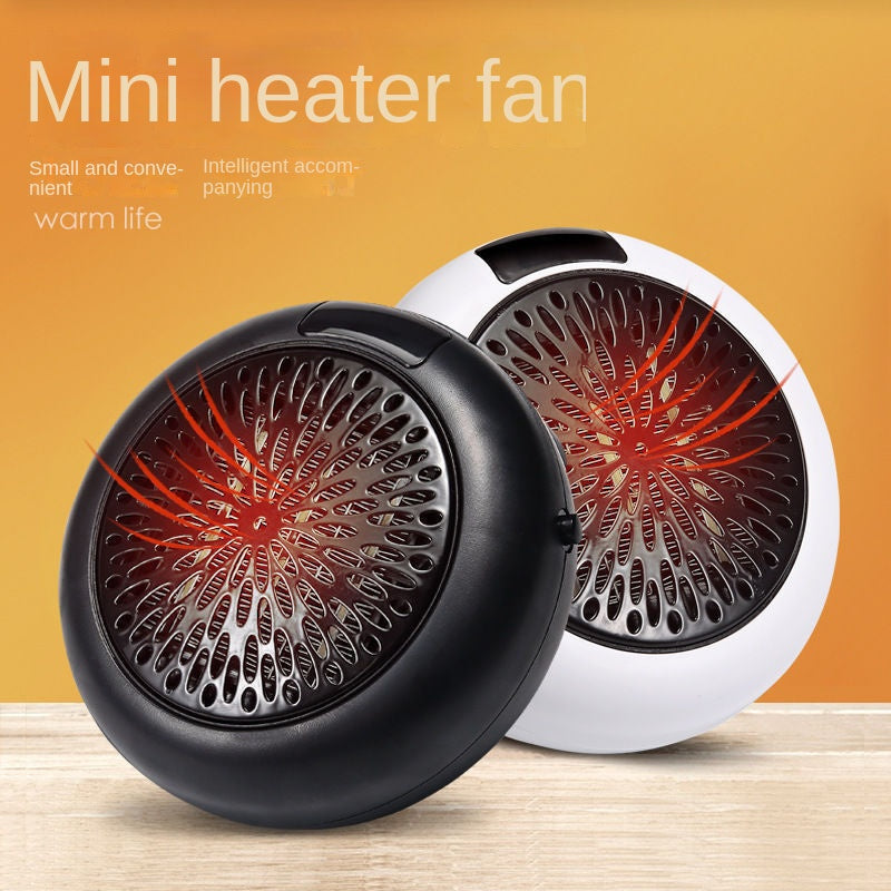 Home office desktop small wall mounted dual-purpose circular portable electric heater
