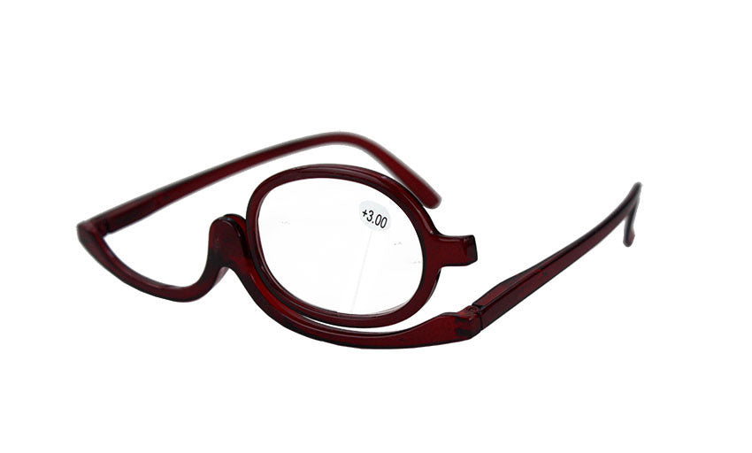 New Middle-Aged And Elderly Rotatable Folding Presbyopic Single-Frame Female Single-Sided Makeup Glasses