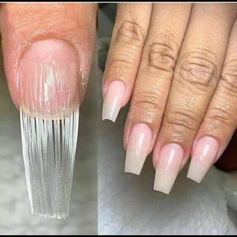 1 Pack Professional Fiberglass Nail Extension Glass Fiber for Nail Silk Extension Nail Form Acrylic Tips Nail Salon