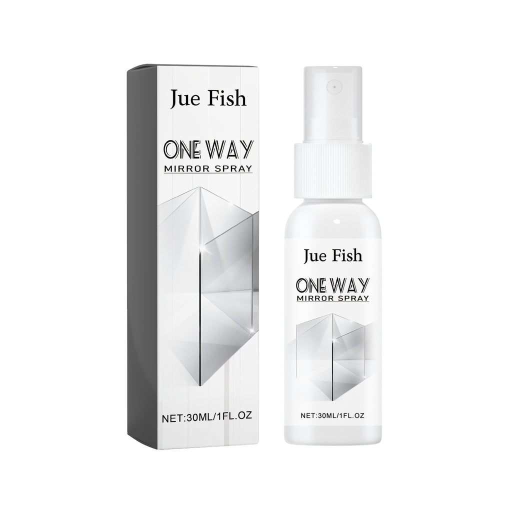 One Way Mirror Spray, Car Rearview Mirror Bathroom Glass Dust Stains Water Stains Clean