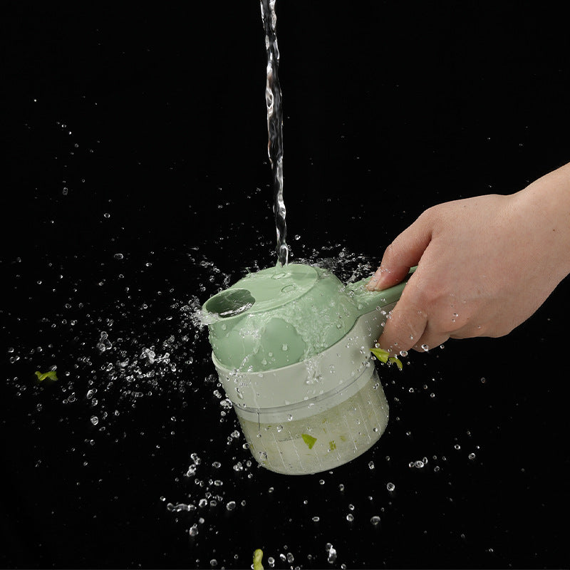Gatling Vegetable Cutter Mini Wireless Electric Garlic Mud Artifact Garlic Crusher
