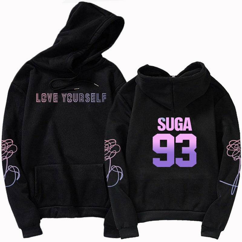 Hooded Youth Club fake love hoodies love yourself