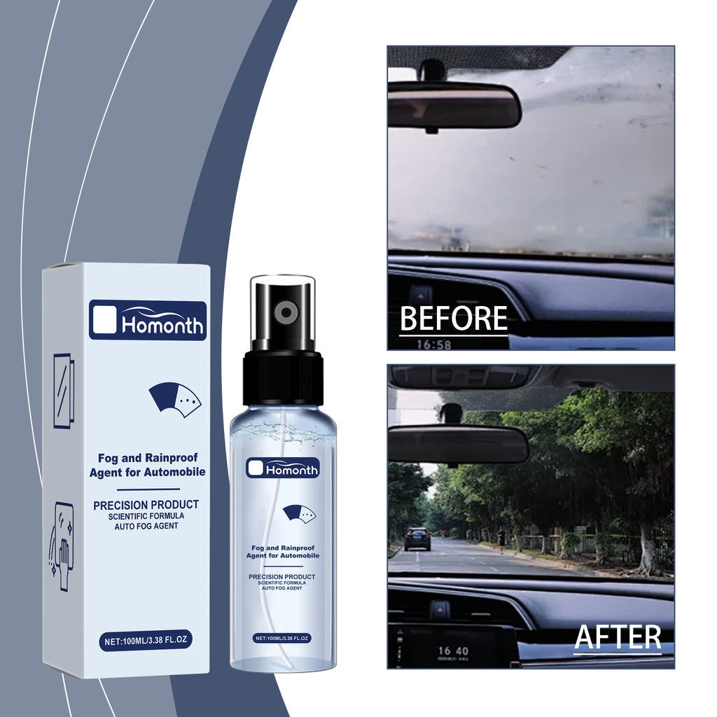 Car Glass Anti-Fog And Anti-Rain Agent, Window Anti-Rain And Waterproof Cleaning Car Glass Anti-Fog Spray