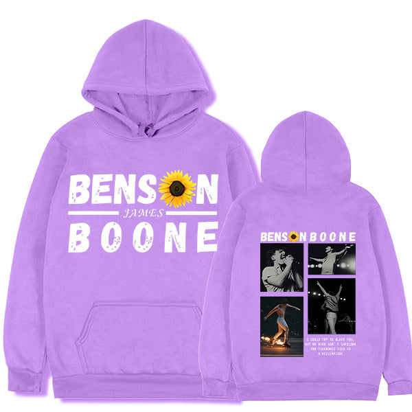 Benson Boone Hoodies Fireworks & Rollerblades  Tour Pull