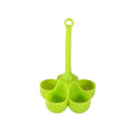 5 - Hole High - Temp Resistant Silicone Egg Cooker, Food - Grade for Making Complementary Food