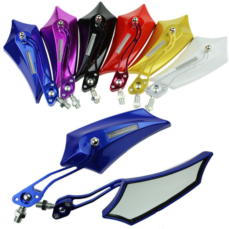 Wholesale Electric Vehicle Motorcycle Aluminum Alloy Rearview Mirror 8mm Universal Positive Thread