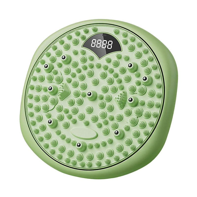 Intelligent Magnetic Twist Disc for Waist & Body Shaping - Non-Slip Mat with Auto Count & Type-C Charging