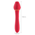 New Variable Frequency Mute Female Handle Rose Vibration Liquid Silicone Massage Stick