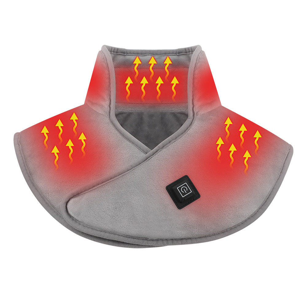 5v3 temperature adjustable heating shawl USB direct insertion electric heating shawl scarf