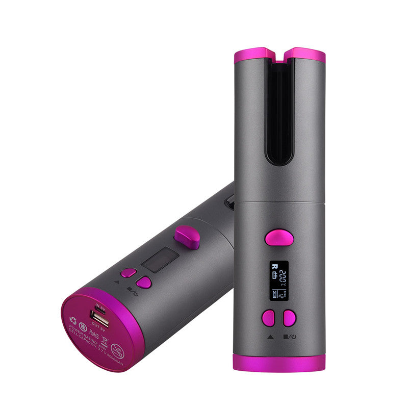 Unbound Automatic Hair Curler Cordless Electric Curling Roller Professional Ceramic Hair Waver Rechargeable Auto Curler Curls