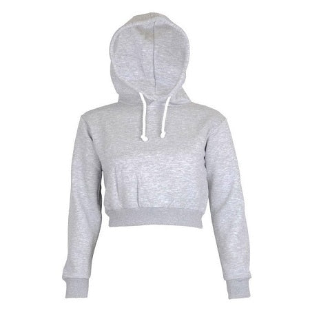 Autumn Women Hoodies Solid Crop Hoodie Long Sleeve Jumper Hooded Pullover Coat Casual Sweatshirt Top Sudaderas