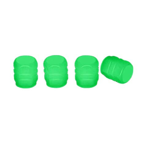 Fluorescent Car Tire Valve Caps High Brightness Separated Type