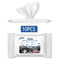 3in1 Car Leather Cleaning Wipes, Seat Interior Cleaning Wipes Wash And Decontaminate Without Water