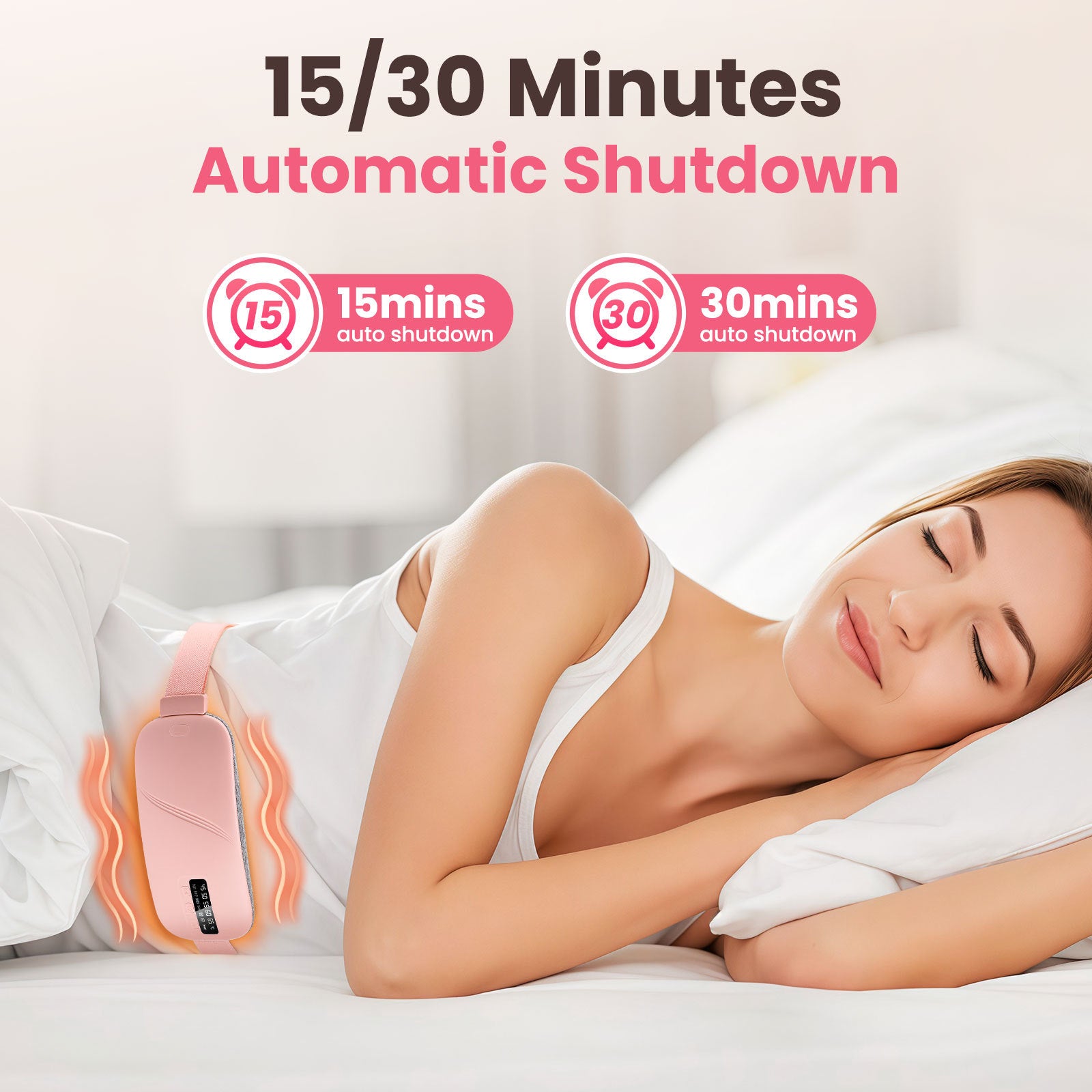 Menstrual Heating Pad with Vibration Massage