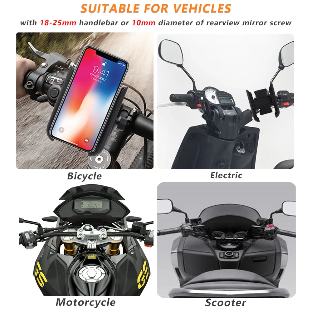Motorcycle Mobile Phone Holder With USB Charger For Honda SH125i SH150i SH 125i 150i SH125 SH150 2006-2021 2017 2018 2019 2020