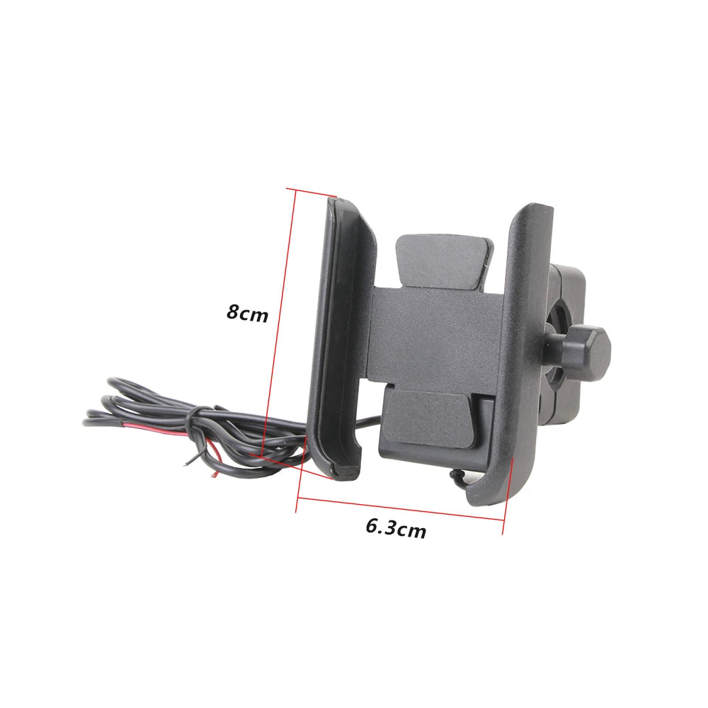 Motorcycle Mobile Phone Holder With USB Charger For Honda SH125i SH150i SH 125i 150i SH125 SH150 2006-2021 2017 2018 2019 2020
