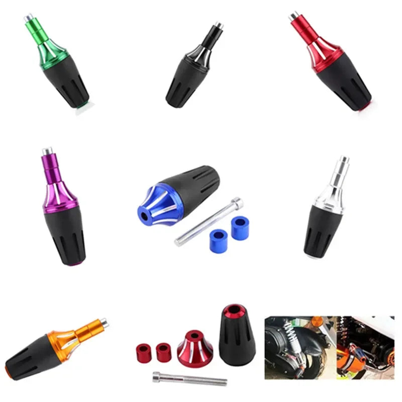 Motorcycle 8mm Frame Slider Falling Crash Scratch Protector Engine Cruiser For Honda Yamaha Kawasaki Suzuki Dual Sport Bike