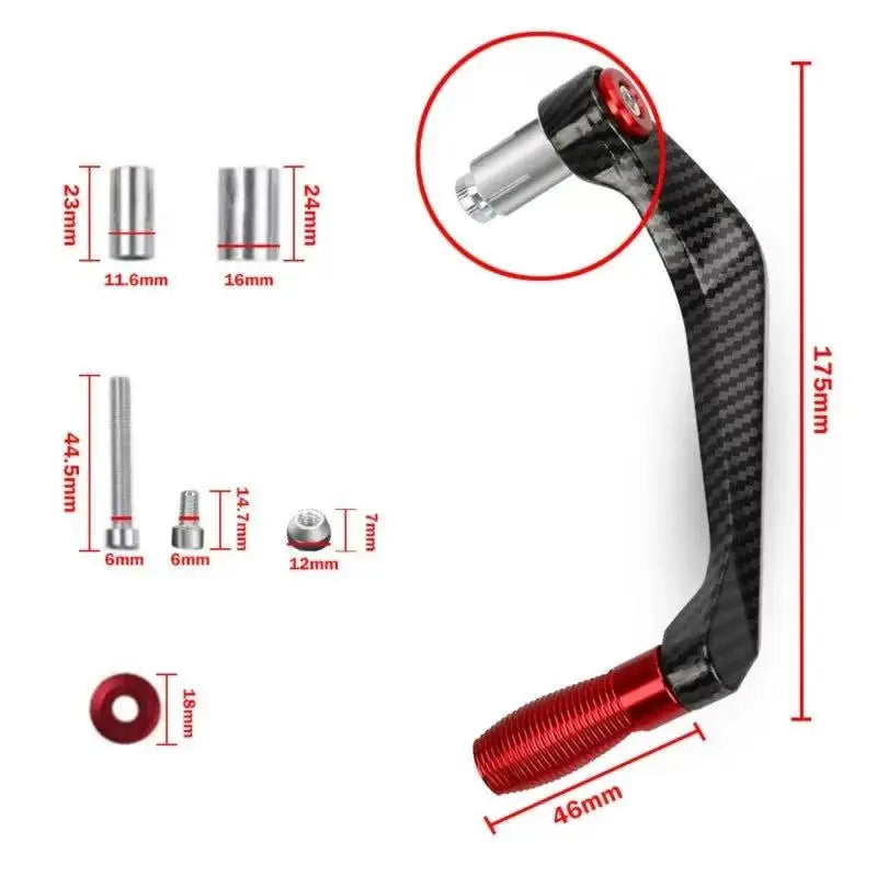 For HAYABUSA GSX1300R GSX 1300R GSXR 1300 Hayabusa 2008-2025 2026 Motorcycle Handlebar Brake Clutch Lever Hand Guard Protector