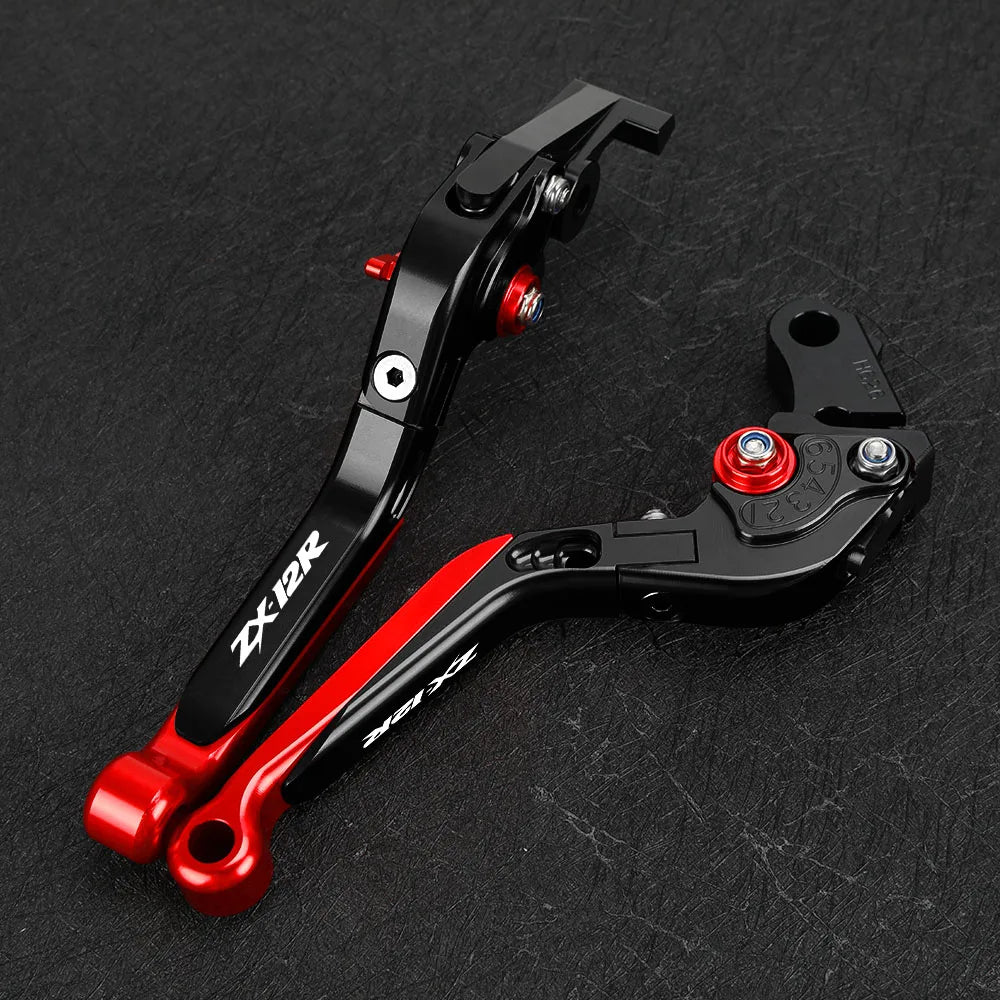 FOR KAWASAKI ZX12R 2000-2001-2002-2003-2004-2005 Motorcycle Aluminum Brake Clutch Levers Handlebar Grip Handle Hand Grips ZX-12R