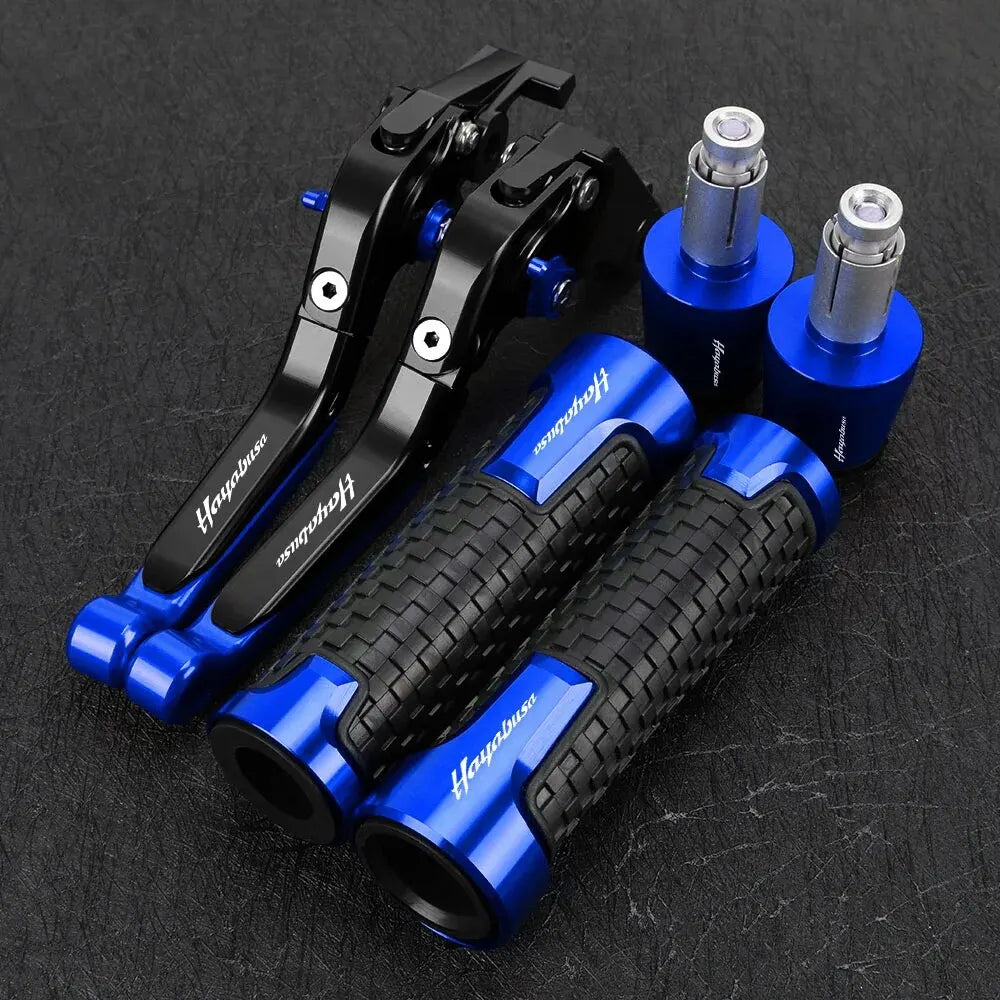 For SUZUKI HAYABUSA 1300 2008 -2016 Motorcycle Brake Clutch Levers Handlebar Grips Handle Bar Grip Ends Accessories