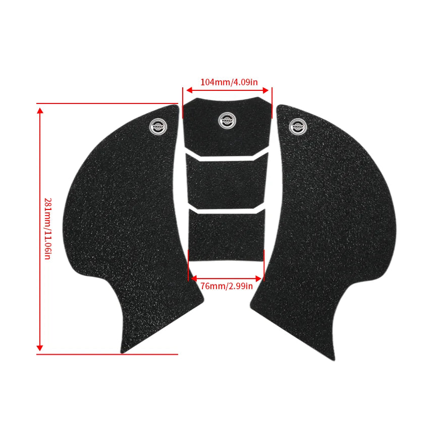 Motorcycle Tank Traction Pad Side Gas Knee Grip Protector For Kawasaki ZX14R ZX-14R 2006-2019   Anti Slip Sticker DecalKnee Pads
