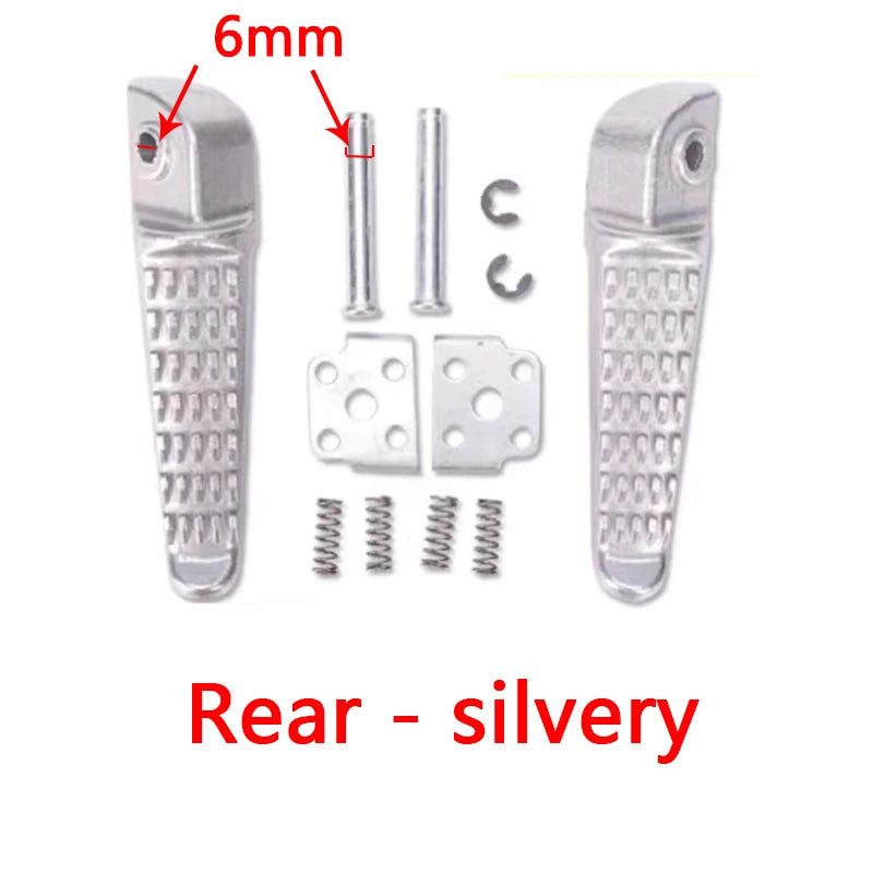 Motorcycle Foot Rests Pedal Front/Rear Footrest For Kawasaki ZX-6R ZX636 ZZR1400 EX650 ER 6F/6N 9R 10R 12R 14 Z750 S Z800 Z1000