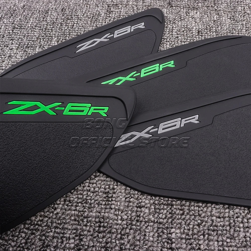ZX-6R 2024 Tank Pad Motorcycle Accessories Fuel Tank Pad For KAWASAKI NINJA ZX-6R ZX6R Anti-Slip Side Stickers For the Tank