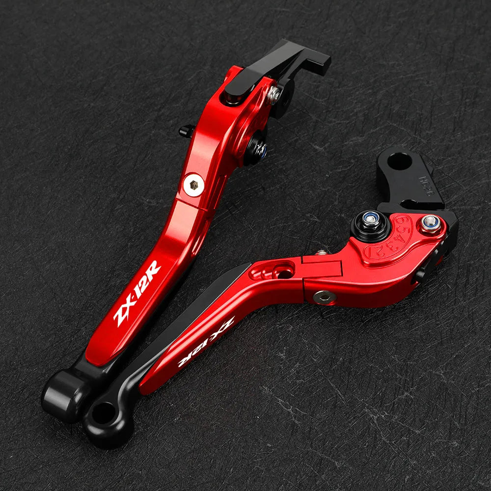FOR KAWASAKI ZX12R 2000-2001-2002-2003-2004-2005 Motorcycle Aluminum Brake Clutch Levers Handlebar Grip Handle Hand Grips ZX-12R