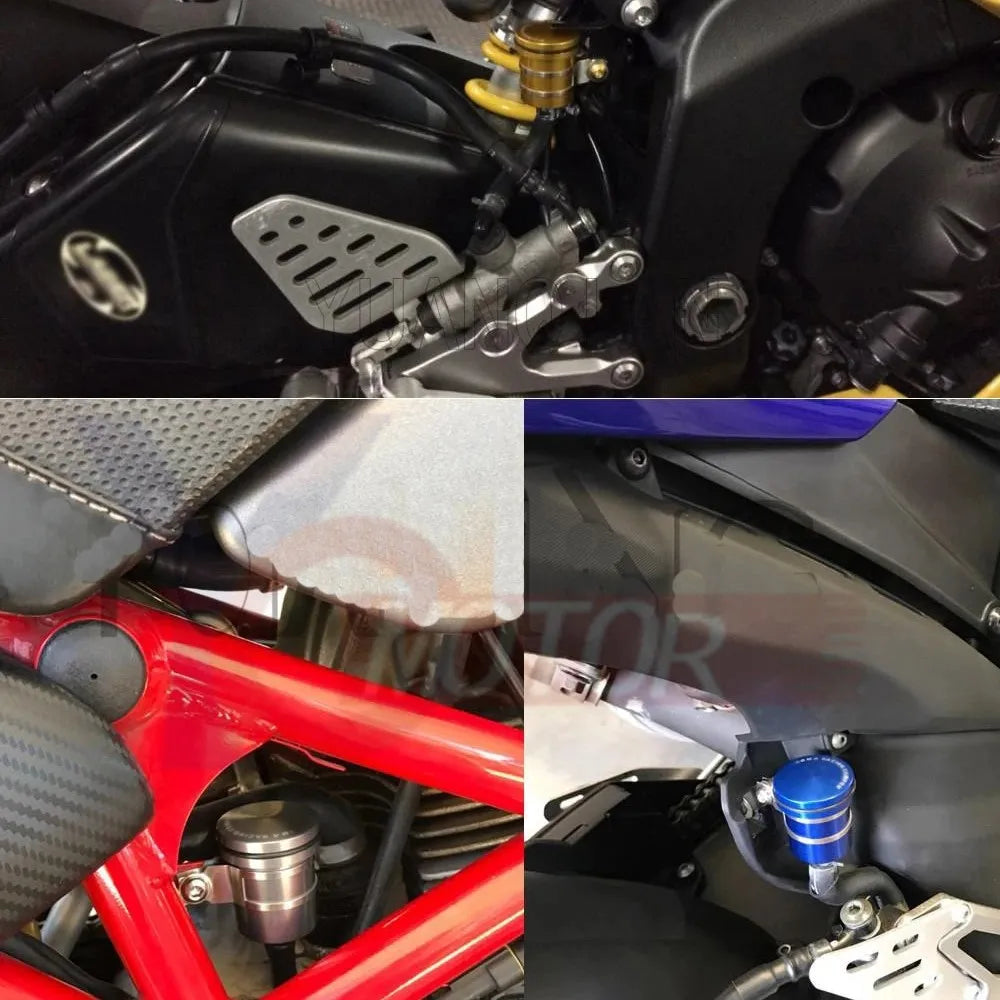Universal For Kawasaki ZX14R ZX-14R ZX14 R ZX14 ZX-14 2006 2007-2023 Motorcycle Brake Fluid Reservoir Clutch Tank Oil Fluid Cup