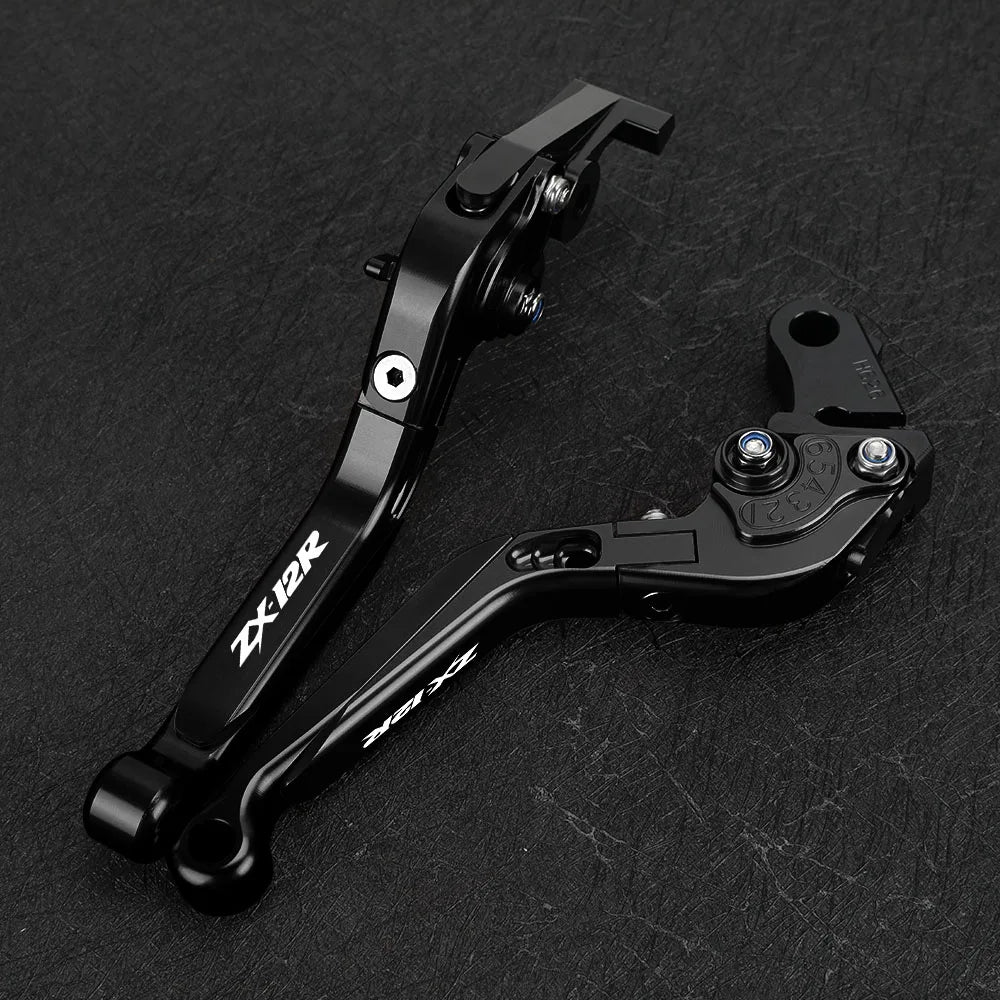 FOR KAWASAKI ZX12R 2000-2001-2002-2003-2004-2005 Motorcycle Aluminum Brake Clutch Levers Handlebar Grip Handle Hand Grips ZX-12R