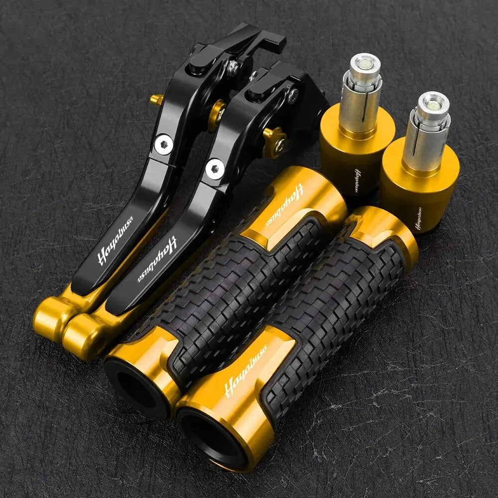 For SUZUKI HAYABUSA 1300 2008 -2016 Motorcycle Brake Clutch Levers Handlebar Grips Handle Bar Grip Ends Accessories