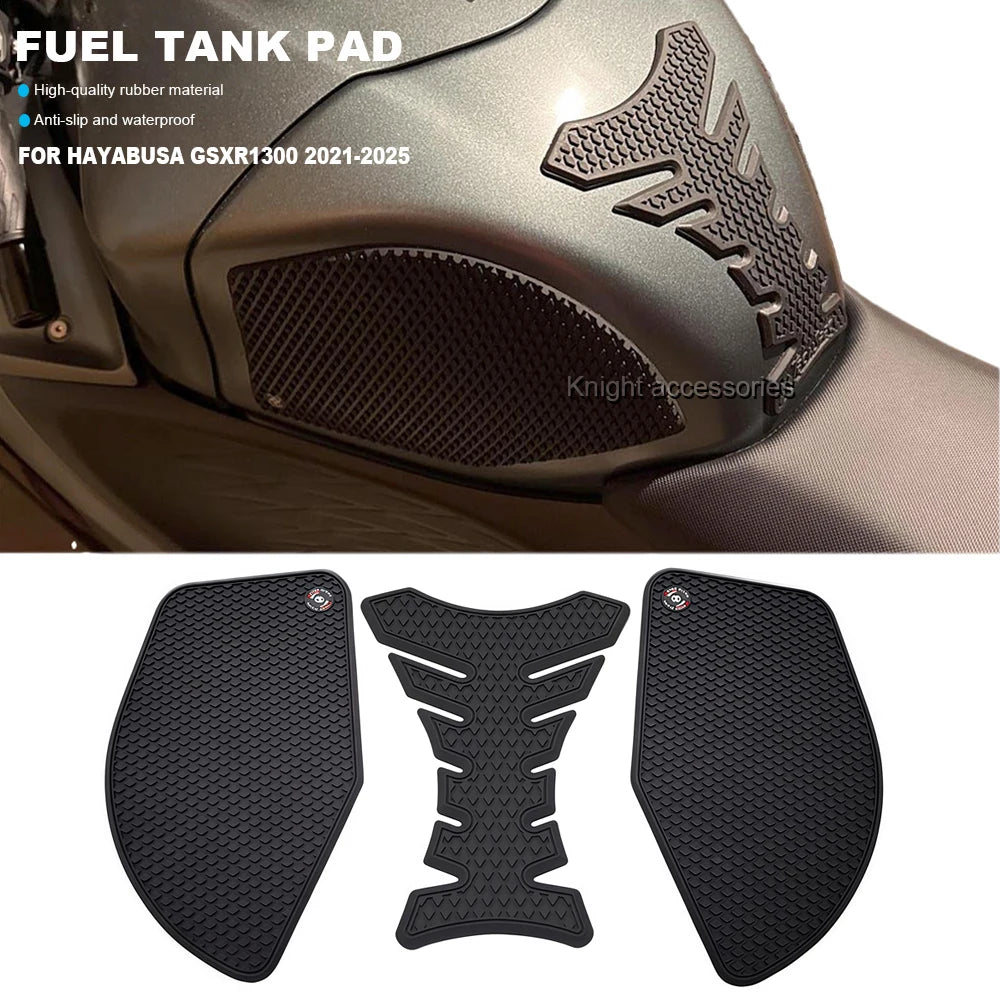 Tank Pad Motorcycle accessories Fuel Tank Pad For Hayabusa GSXR1300 GSXR 1300 2021-2025 Non-slip Side Fuel Tank Waterproof Pad