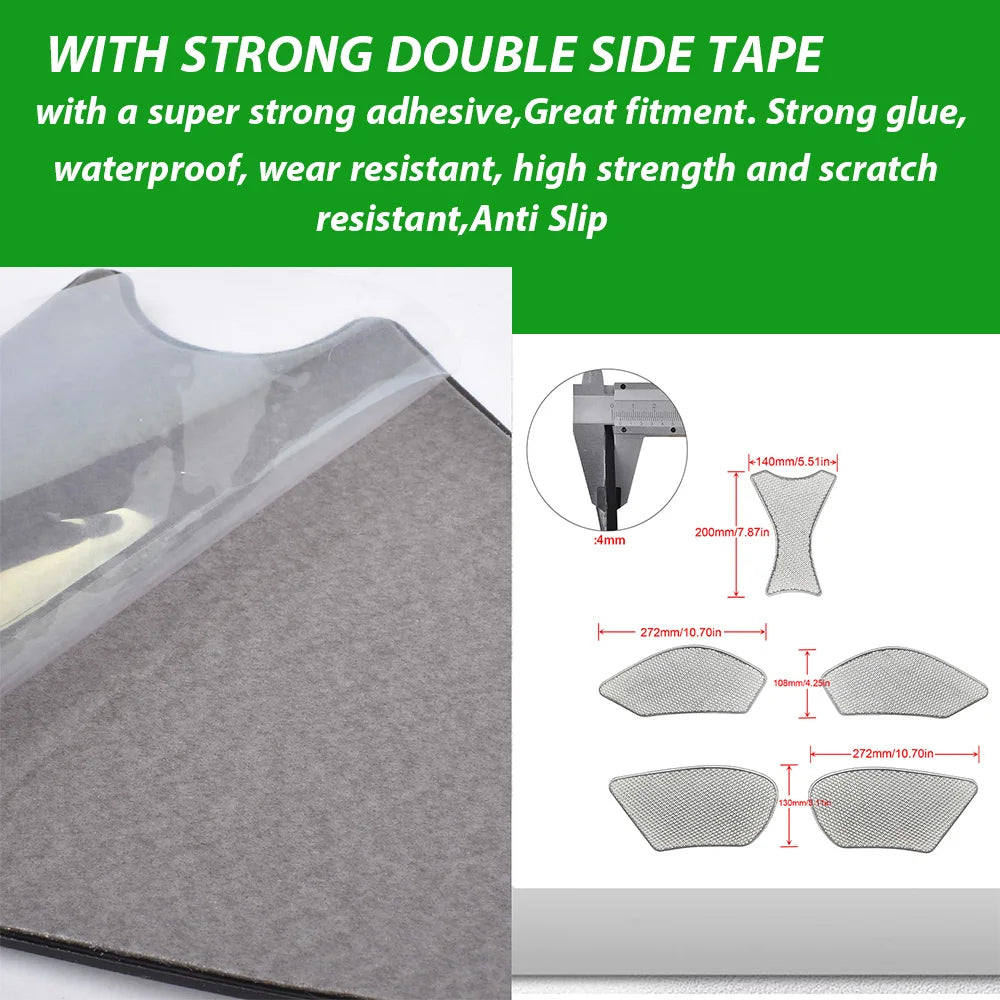  ZX6R Tank Pad For Kawasaki ZX 6R 2012-2026 2025 ZX-6R Anti-slip Side Protection Sticker Traction Pads Motorcycle Accessories ﻿