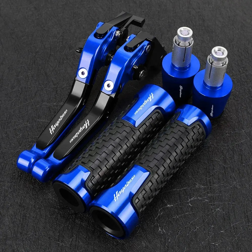 For SUZUKI HAYABUSA 1300 2008 -2016 Motorcycle Brake Clutch Levers Handlebar Grips Handle Bar Grip Ends Accessories