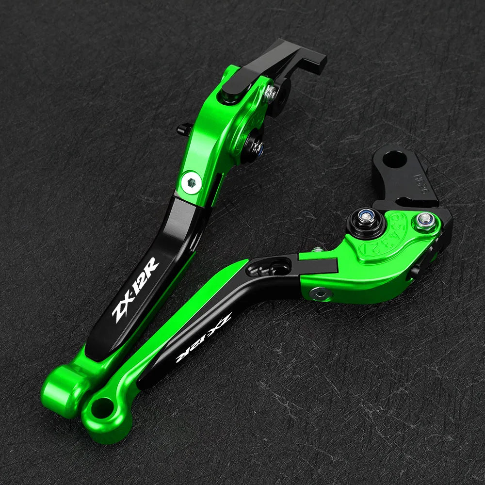FOR KAWASAKI ZX12R 2000-2001-2002-2003-2004-2005 Motorcycle Aluminum Brake Clutch Levers Handlebar Grip Handle Hand Grips ZX-12R