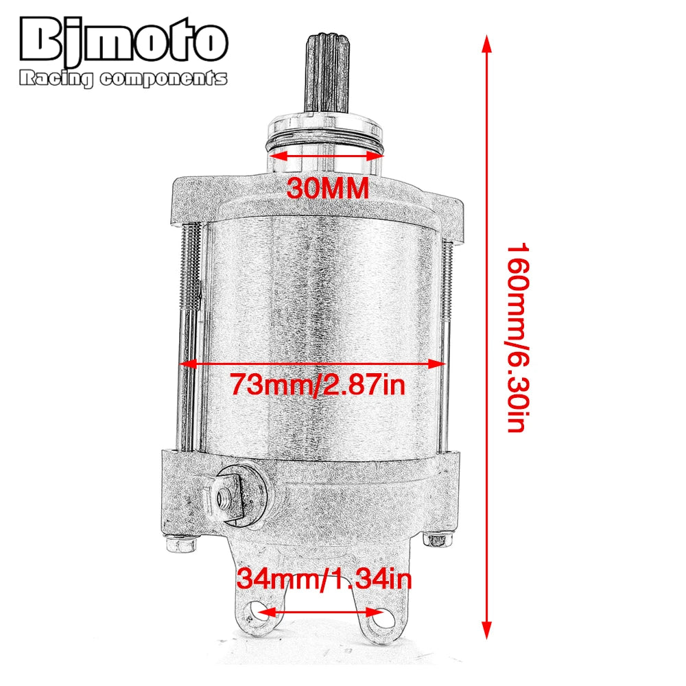 Starter Motor For MV Agusta F4 F4R F4RR F4RC Brutale F3 Rivale Stradale Brutale Dragster Turismo Veloce 800 675 910S 910R 920