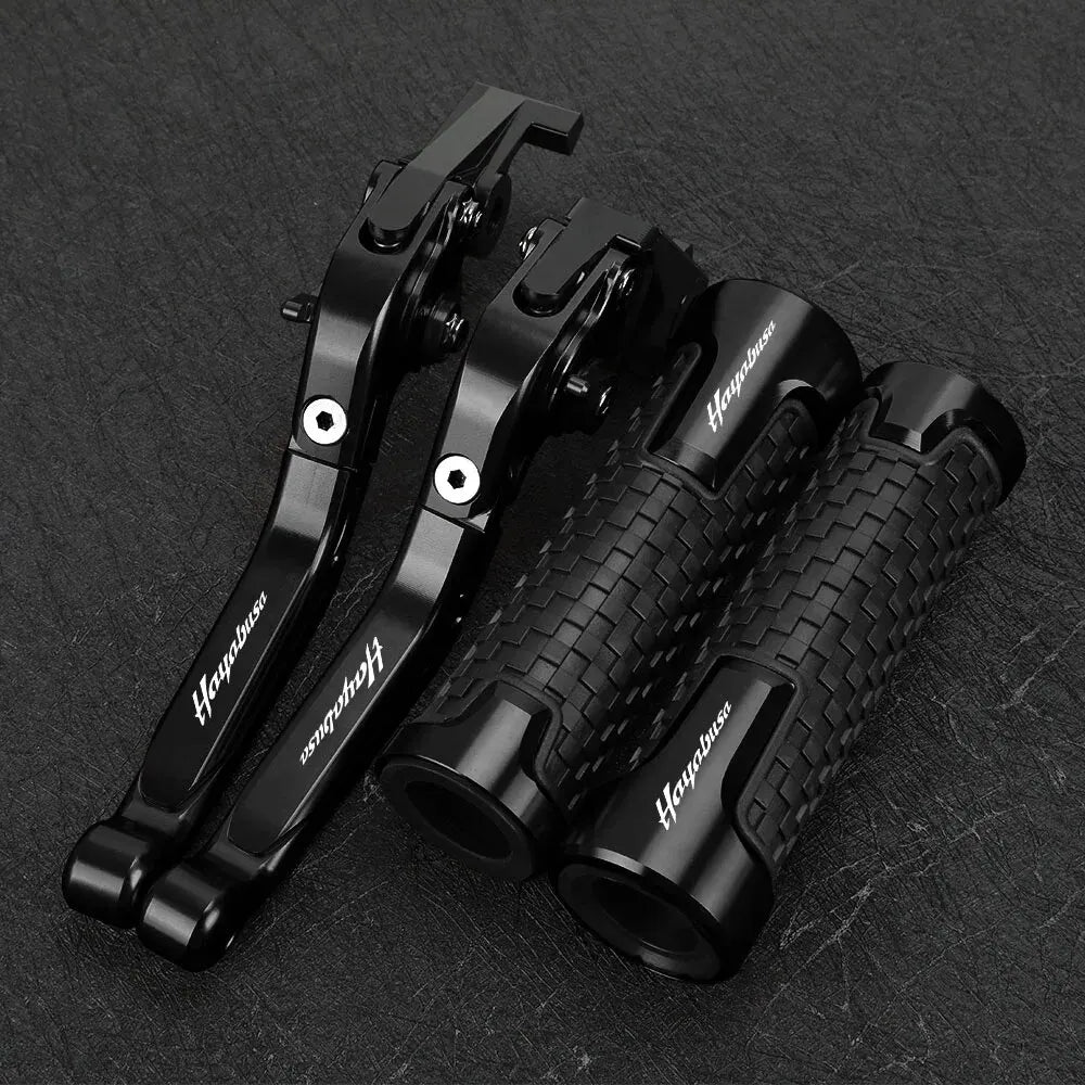 For SUZUKI HAYABUSA 1300 2008 -2016 Motorcycle Brake Clutch Levers Handlebar Grips Handle Bar Grip Ends Accessories